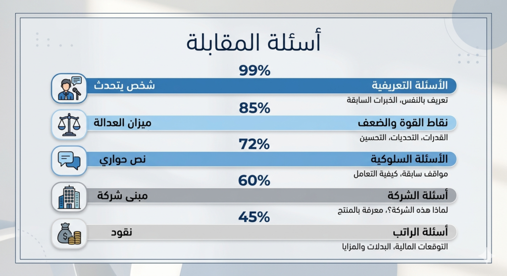 الدليل الشامل لأسئلة المقابلات الشخصية 2026: كيف تجتاز أي مقابلة وتحصل على وظيفة أحلامك - صورة 1