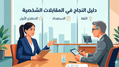 دليل النجاح في المقابلات الشخصية: من التحضير إلى التوظيف