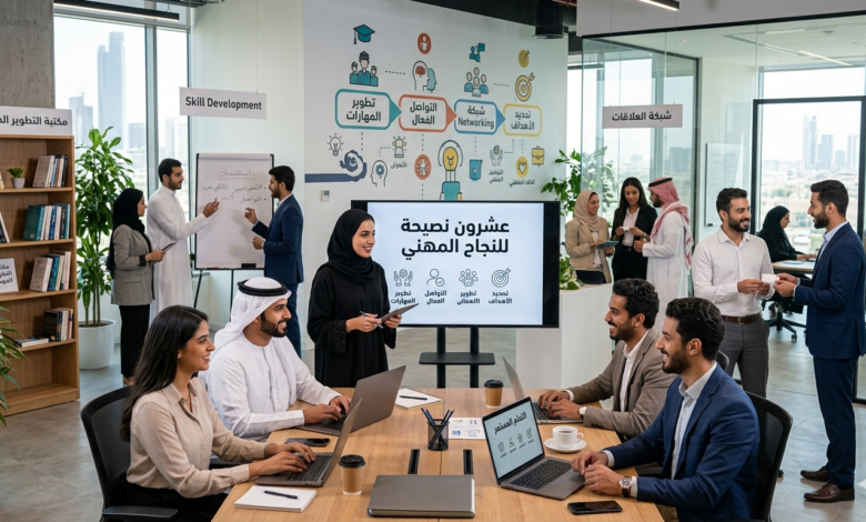 20 نصيحة للنجاح المهني في 2026: دليل عملي لتسريع مسارك الوظيفي