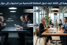 من الرهبة إلى الثقة: كيف تحول المقابلة الشخصية من استجواب إلى حوار ملهم