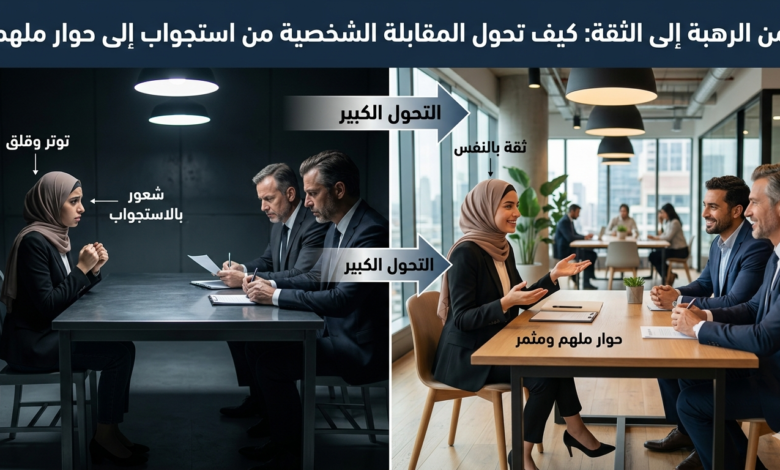 من الرهبة إلى الثقة: كيف تحول المقابلة الشخصية من استجواب إلى حوار ملهم