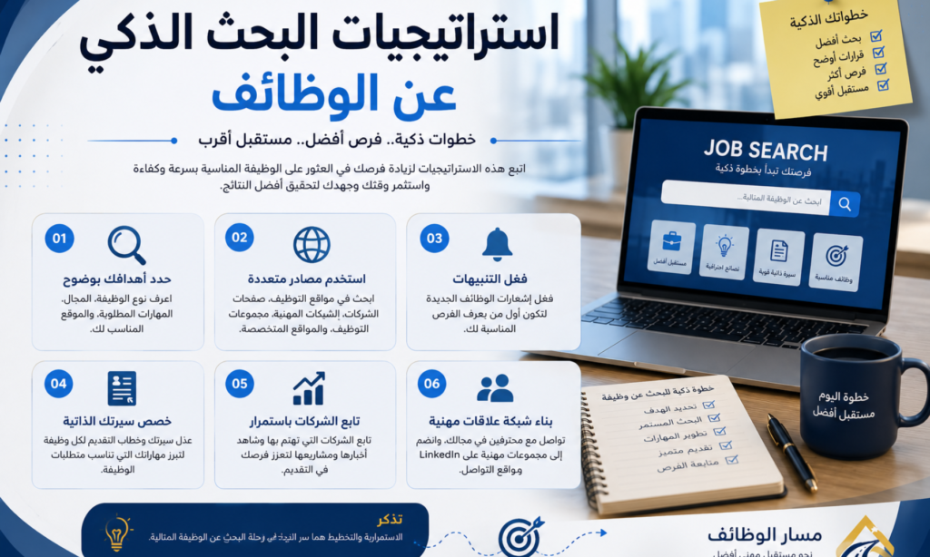 استراتيجيات البحث الذكي عن الوظائف